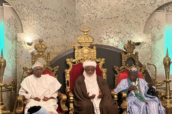 [Video] I came with Buhari, you cannot reject endorsing me – Tinubu to Sultan