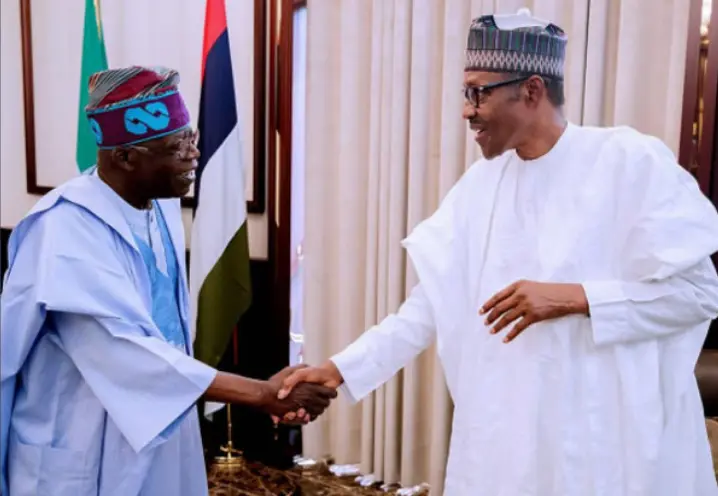 JUST IN: Buhari meets Tinubu in Aso Rock Villa