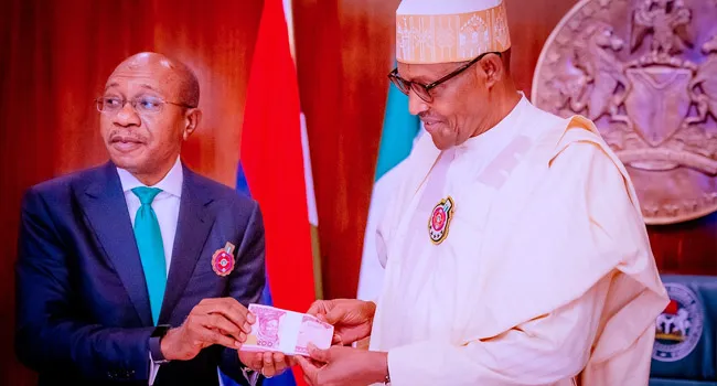Buhari and CBN Governor Emefiele locked closed doors in Aso Rock after the Supreme court order