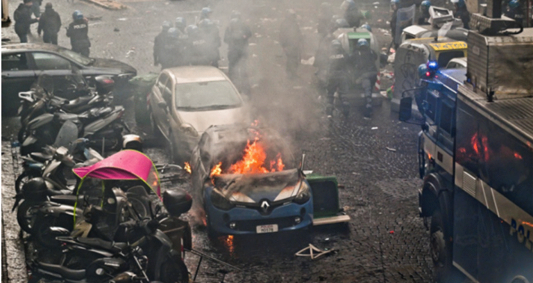 Eight Arrested After Champions League Violence In Naples