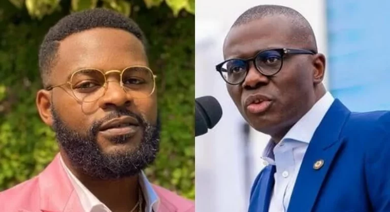 'You Selected Yourself' - Falz Tells Sanwo-Olu