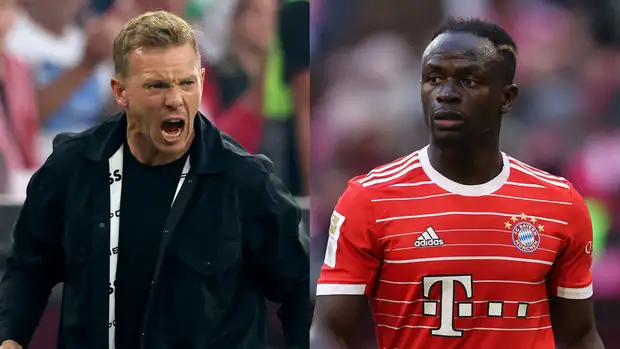 Sadio Mane & Julian Nagelsmann had a Furious Dressing Room Row Before Bayern Manager's Sacking