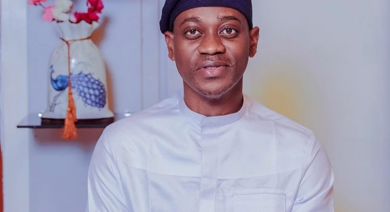 Lateef Adedimeji as Bola Tinubu in 'Last Man Standing'