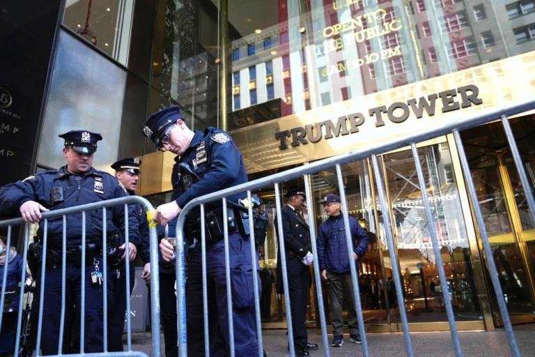 New York Plans for Trump Surrender with Barricades, Courtroom Closings