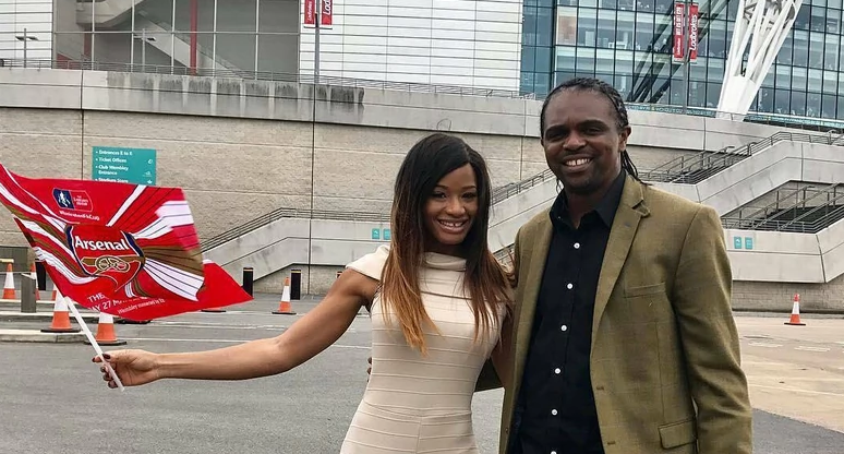 Nigerian footballer Kanu Nwankwo and wife mark 20th wedding anniversary