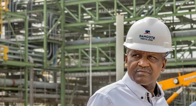 Nigerians are reacting to news of dangote employing 11,000 indians