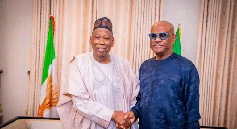 Wike links Ganduje at Abuja residence