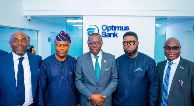 Governor Sanwo-Olu unveils Optimus Bank
