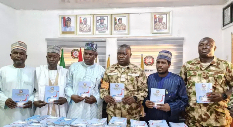 Troops donate books to secondary students in Borno
