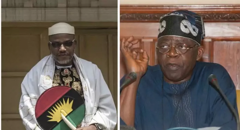 Nnamdi Kanu's alleged secret meeting with Tinubu denied by lawyer