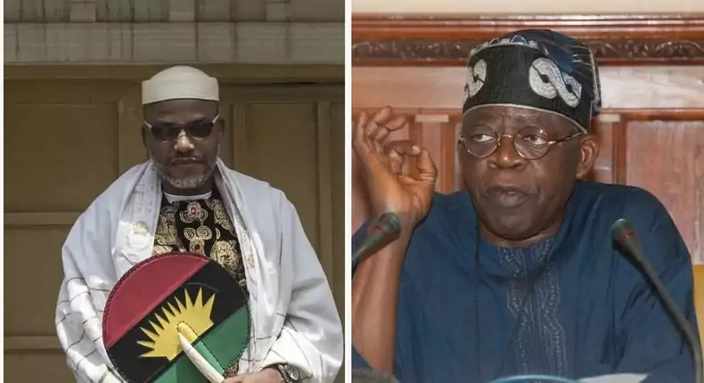Nnamdi Kanu's alleged secret meeting with Tinubu denied by lawyer