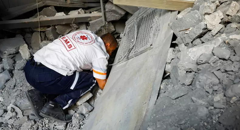 Israeli air force strikes 100s of targets in Gaza Strip overnight