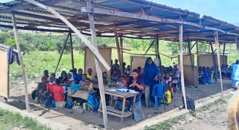 Minister Wike to reconstruct primary school where pupils sit on bare floor