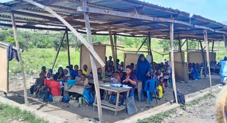 Minister Wike to reconstruct primary school where pupils sit on bare floor