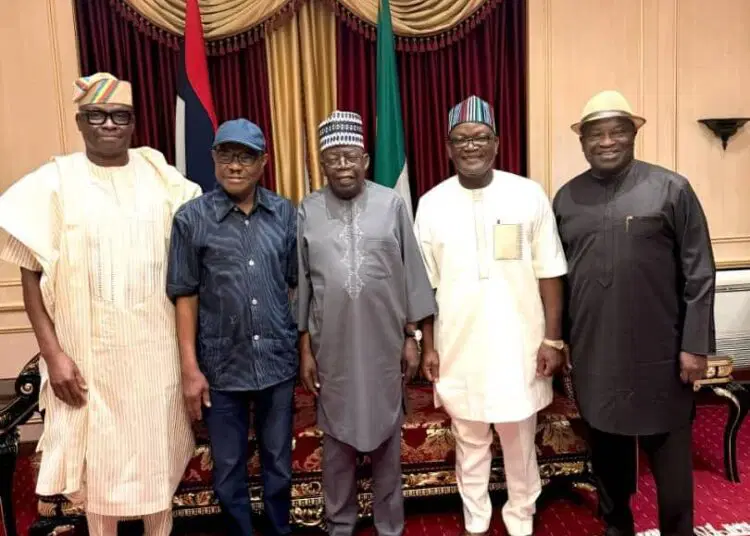 From-left-Ayodele-Fayose-Nyesom-WIke-President-Bola-Tinubu-Samuel-Ortom-and-Ikpeazu