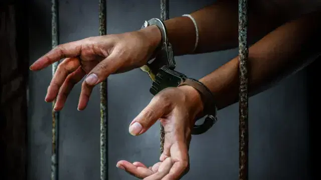 Image-of-a-woman-in-police-custody
