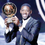 Paris-Saint-Germain-forward-Ousmane-Dembele-beaming-with-smiles-after-being-crowned-the-winner-of-the-2025-mens-Ballon-dOr
